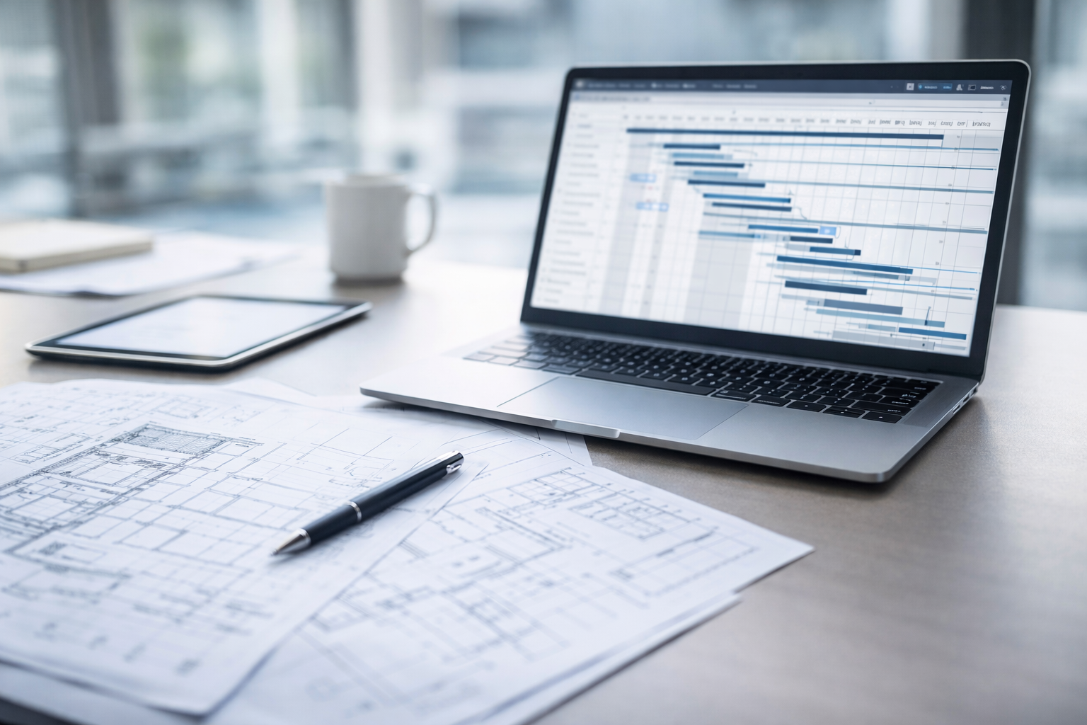Project management planning workspace